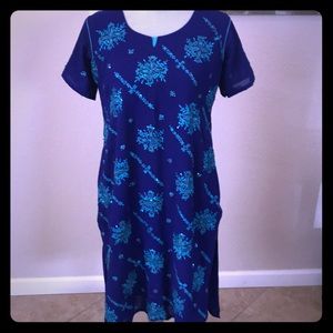 Indian Shalwar Blue Dress Set